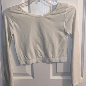 White crop top